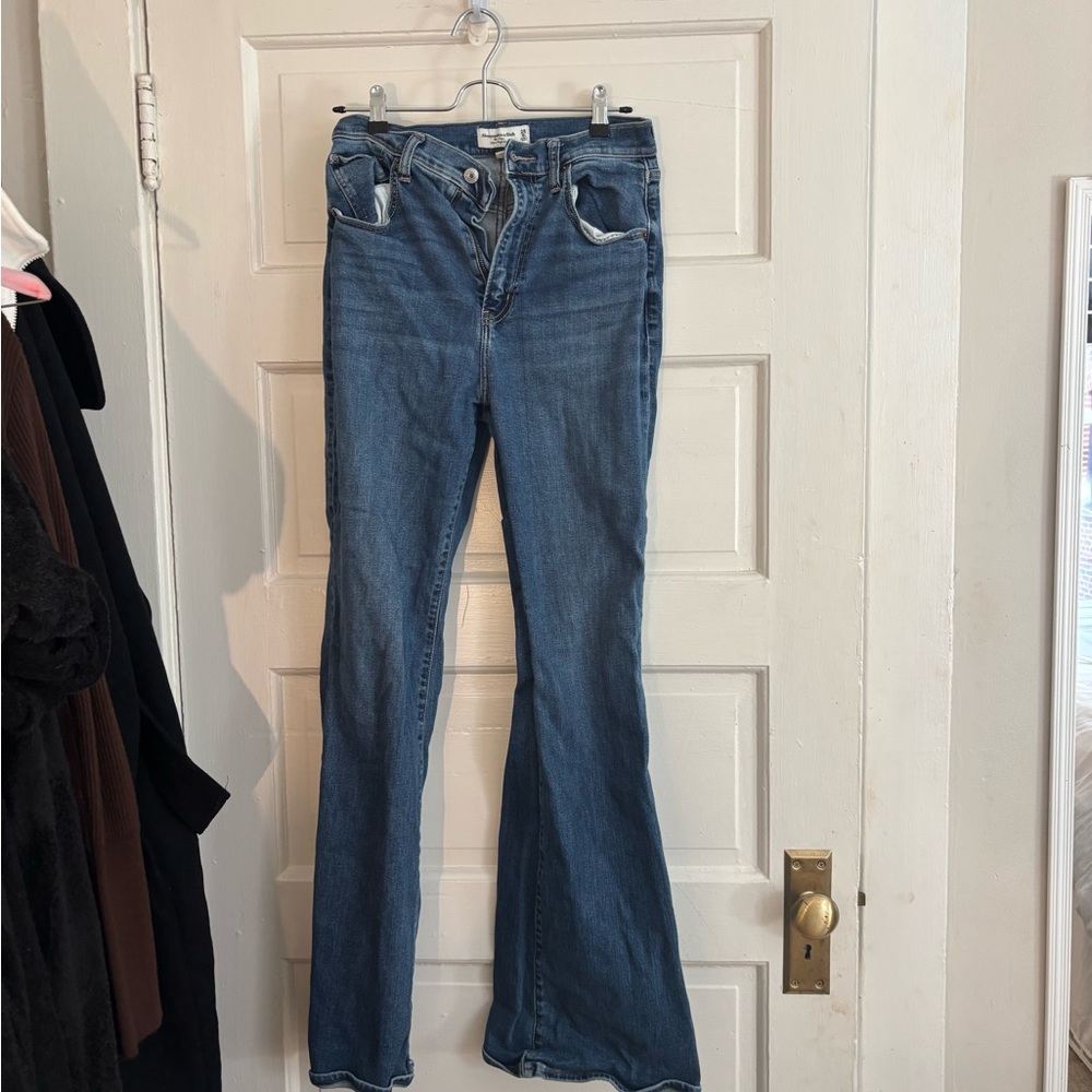 Abercrombie & Fitch Medium Blue Flare Jeans